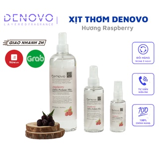 Xịt thơm hương nước hoa DENOVO Hàn Quốc hương Raspberry - Nước xịt khử mùi quần áo, mùi phòng, mùi cơ thể chính hãng