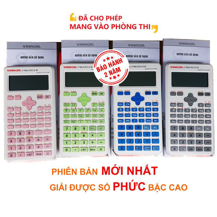 Máy tính VINACAL 570 ES PLUS II-CHÍNH HÃNG BH 2 NĂM