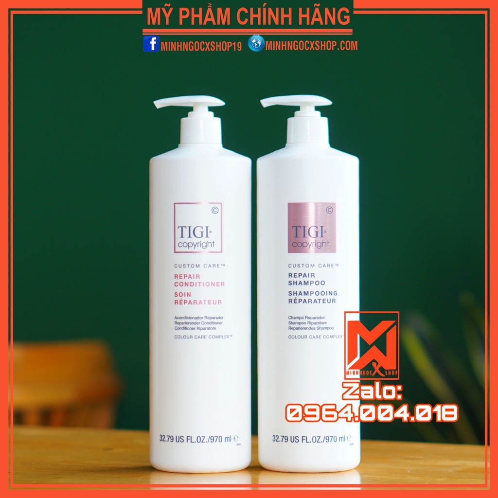 Dầu gội xả tigi COPYRIGHT 970ml chính hãng