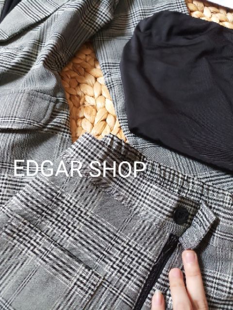 [CÓ VIDEO THẬT] SET VEST NỮ SỌC CARO QUẦN NGẮN BIG SIZE, Có Hình Thật 100% | BigBuy360 - bigbuy360.vn