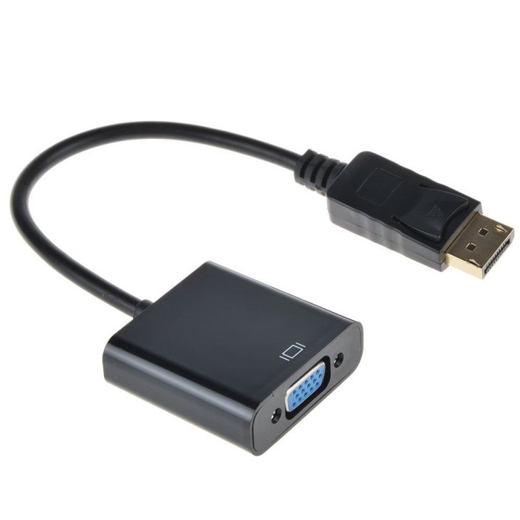 [Mã ELHACE giảm 4% đơn 300K] Cáp chuyển Displayport ra VGA, DP to VGA (đầu cái)