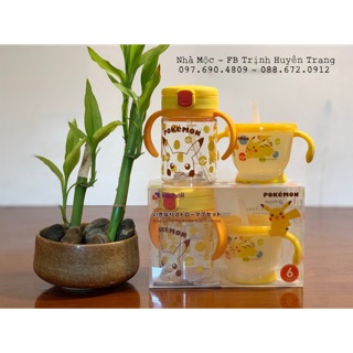 Set bình và cốc tập hút ba giai đoạn richell