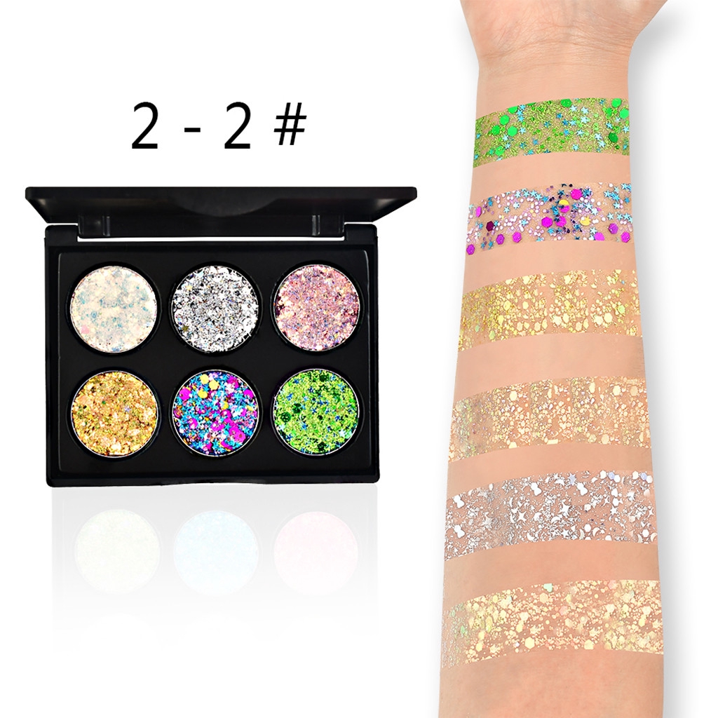 Phấn mắt trang điểm 6 màu lấp lánh xinh xắn TEAYSON | BigBuy360 - bigbuy360.vn