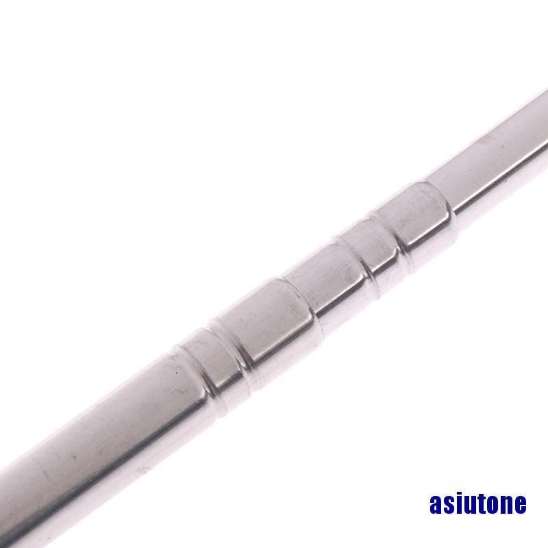 (asiutone) Professional touch 1meter head telescopic flagpole stainless professor pointer