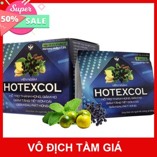 Viên ngậm Hotexcol – Hỗ trợ giảm ho hiệu quả (Hộp 10 vỉ x 4 viên)