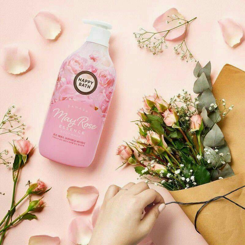 Sữa tắm Happy Bath may rose essence(giao ngẫu nhiên)