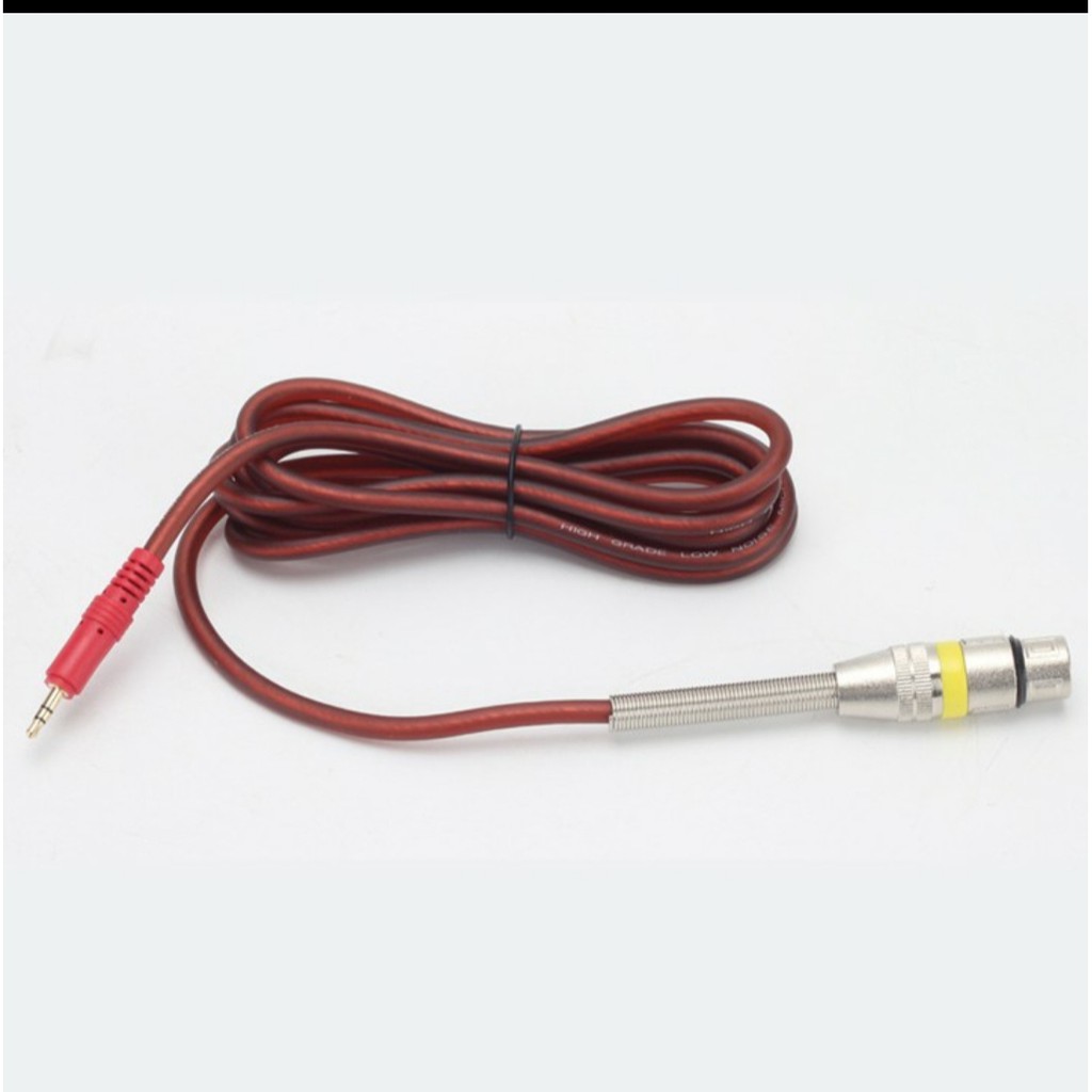 Dây jack micro 2 dầu canon và jack 3.5 dài 2m5 - C001A