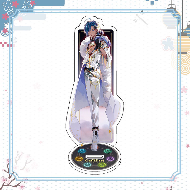 ( DẠ HỘI ) Mô hình nhân vật GENSHIN IMPACT game anime chibi standee mica acrylic trưng bày