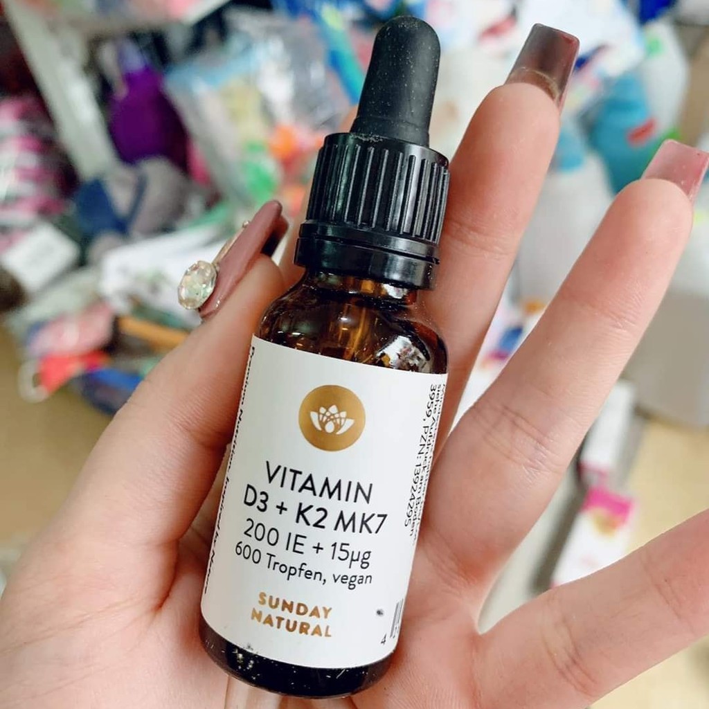 Vitamin D3 K2 MK7 Đức - D3K2 D3K2MK7 D3&amp;K2 - thuytiencosmetics