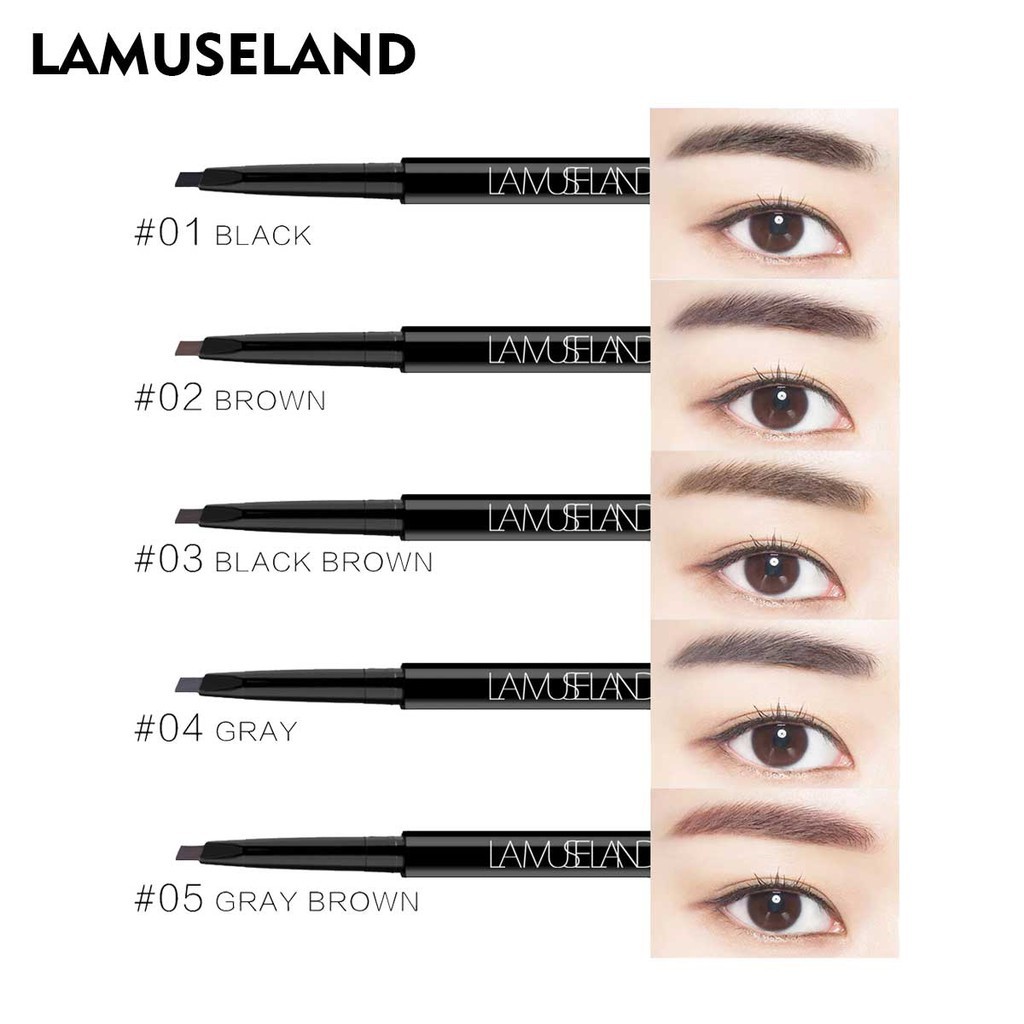 Sale 70% Chì kẻ lông mày dạng xoay LAMUSELAND lâu trôi thiết kế hai đầu tiện dụng, 02 Brown Giá gốc 20,000 đ - 60A97-3 | BigBuy360 - bigbuy360.vn