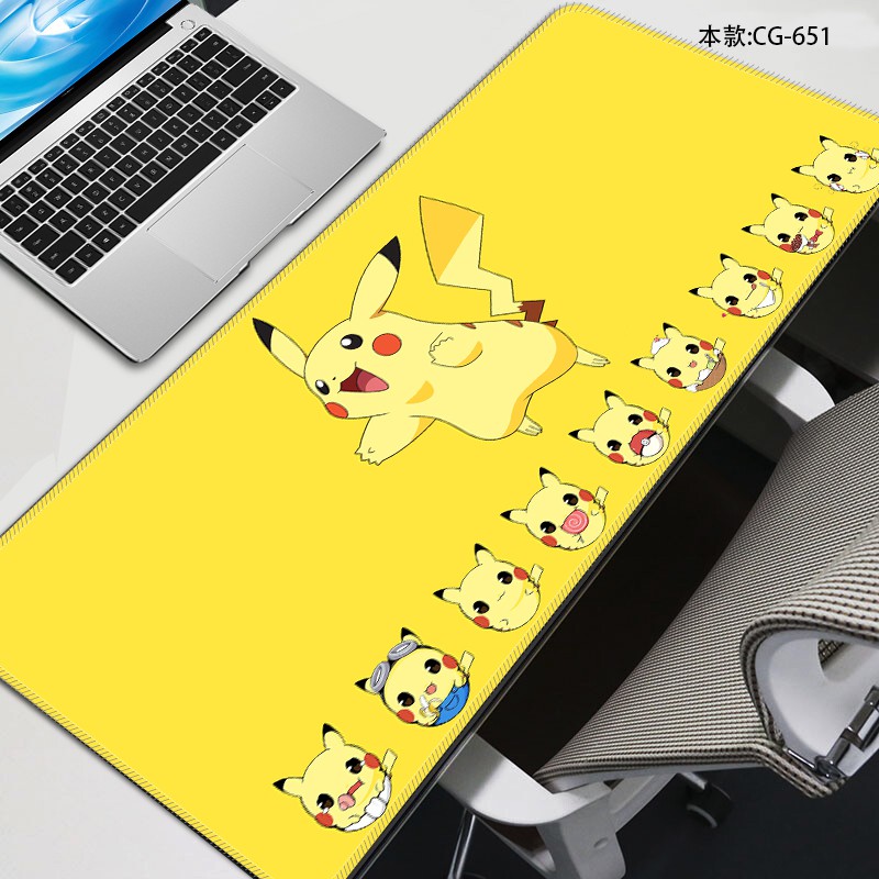 Tấm Lót Chuột Và Bàn Phím Máy Tính Hình Pikachu Đáng Yêu