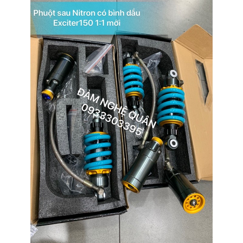 Phuộc sau Nitron có bình dầu Exciter150 đặc biệt 1:1 loại tốt mới 100% 💰 1,400,000 VND / 1 bộ