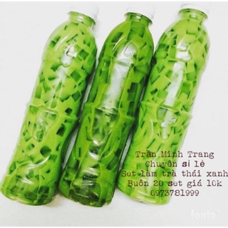 Set làm trà thái xanh chuẩn Thái Lan