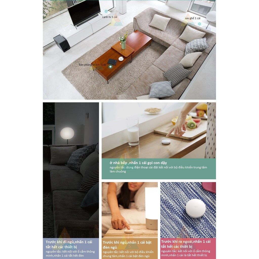 Chuông cửa tắt mở không dây Xiaomi Home Kit