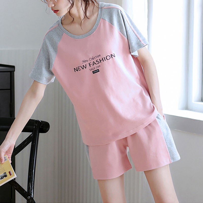 Trang phục thể thao tay ngắn kiểu mùa hè Hàn 2021 mới cho nữ