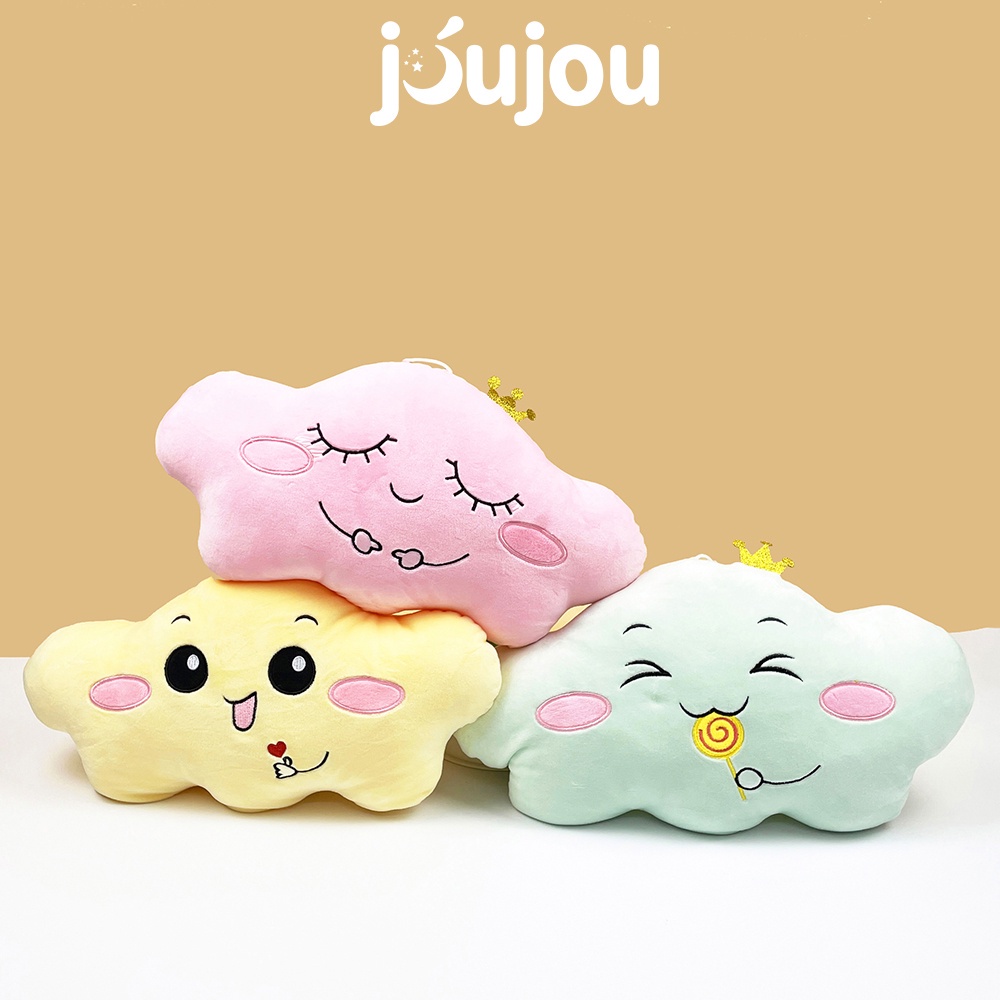 Gấu bông đám mây biểu cảm cute size 40cm cao cấp JouJou mềm mịn dễ thương - HÀNG MỚI VỀ