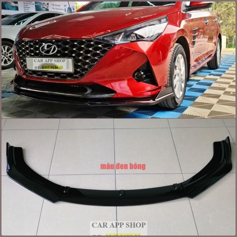 Cản trước thể thao 3 mảnh cho xe Huynhdai Accent 2020