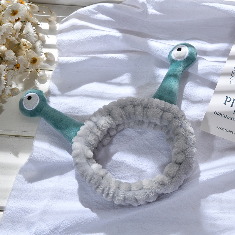 Băng đô cài tóc rửa mặt Co Giãn Hình Ốc Sên Dễ Thương