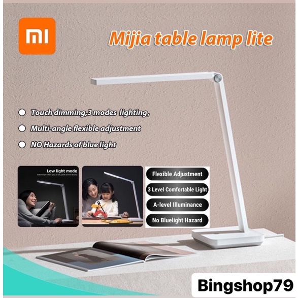 Đèn bàn thông minh Xiaomi Mijia lamp Lite Chống Cận bảo vệ mắt chính hãng cao cấp - Đèn học chống cận Xiaomi Mijia Lite