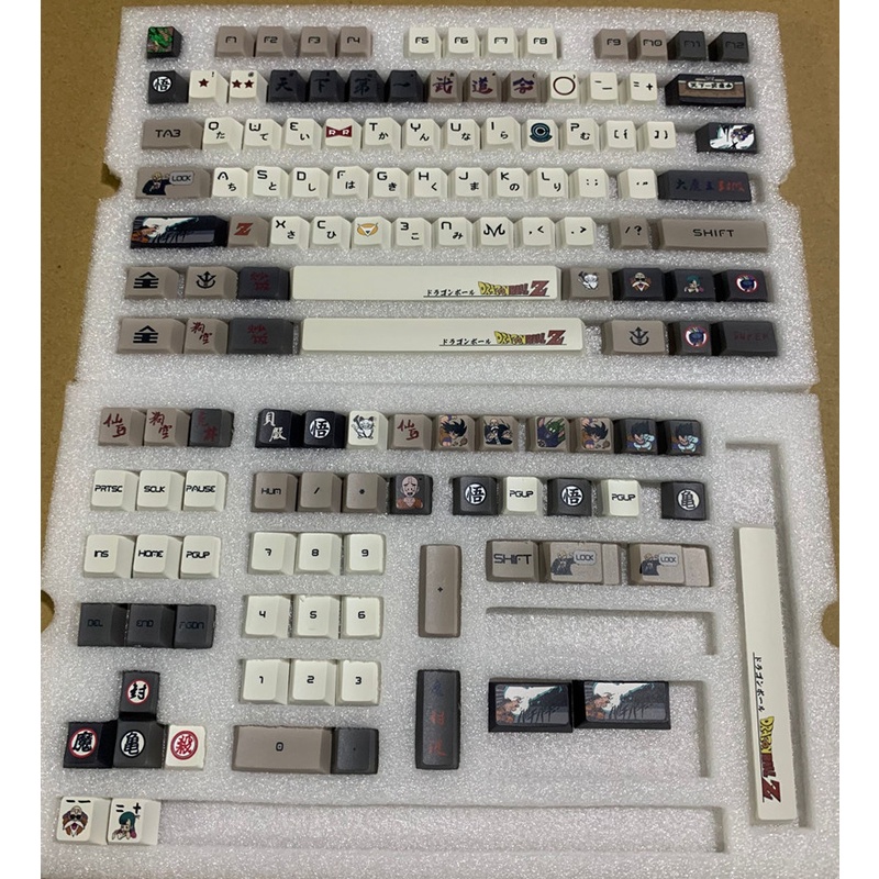 Keycaps bóng rồng GMK, Keycaps 135 phím Cherry Profile DYE-SUB Keycaps GMK cá nhân cho bàn phím cơ