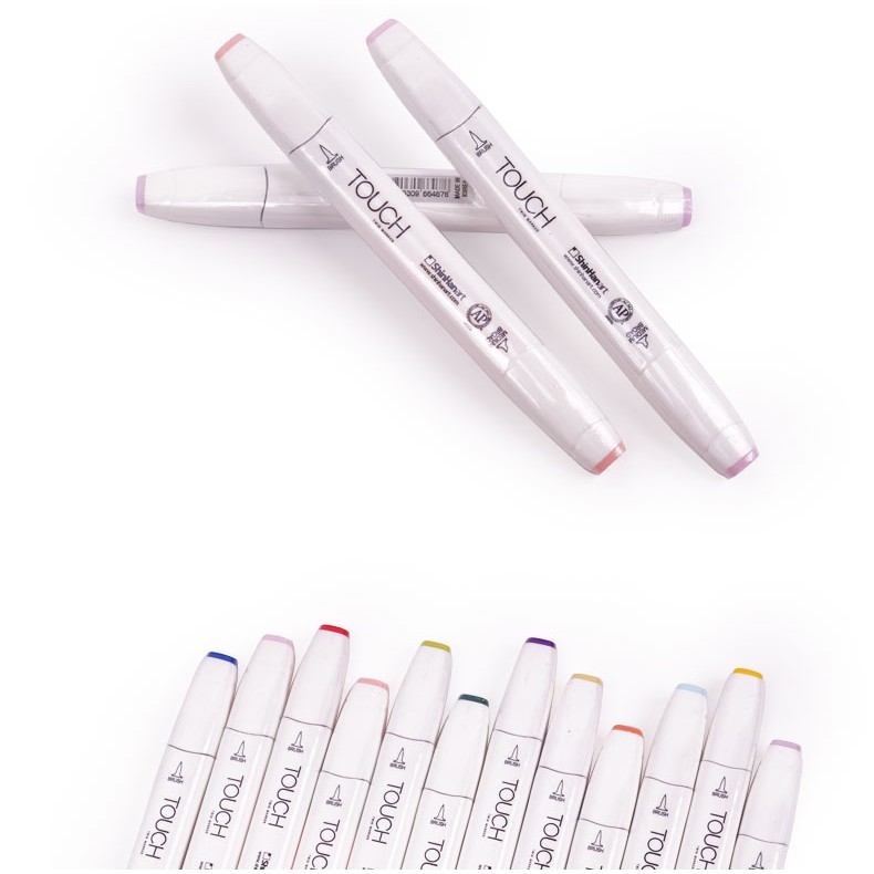 Bút vẽ Marker TOUCH SHINHAN Twin Brush (Cây lẻ) bảng C