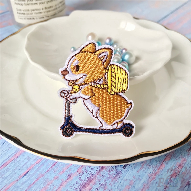 1 Huy Hiệu Ủi Thêu Hình Cún Cưng Đáng Yêu Series 05