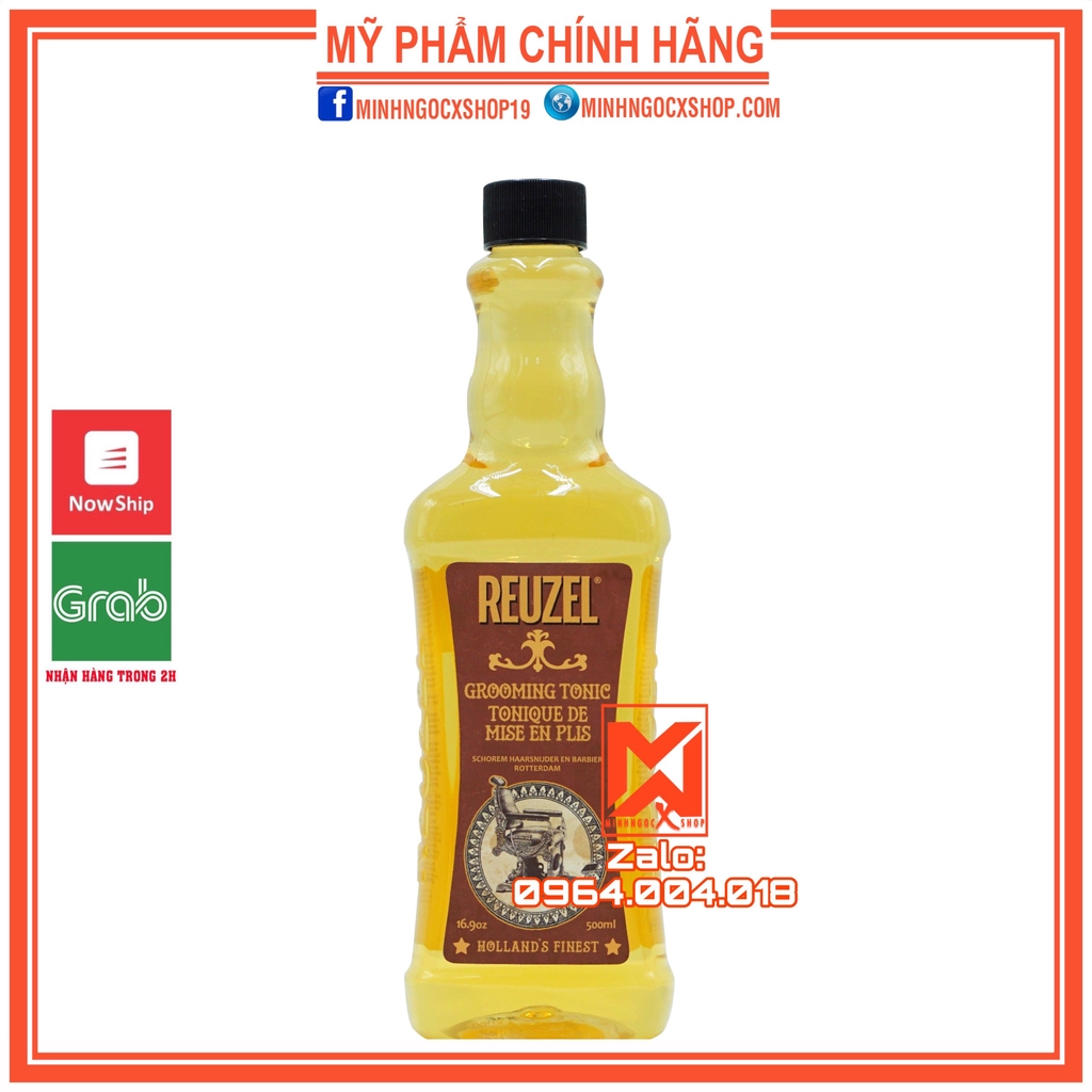 Nước chảy tóc tạo độ phồng tự nhiên REUZEL GROOMING TONIC 100 - 350 - 500ml chính hãng