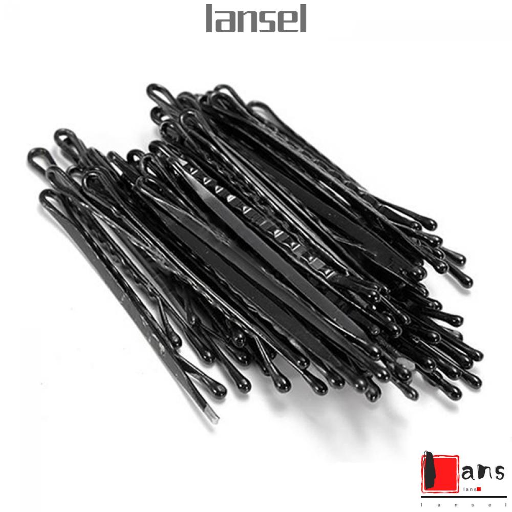 Set 60 Kẹp Tóc Kim Loại Màu Đen Tiện Dụng Dành Cho Nữ