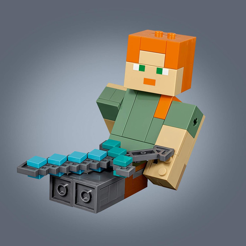 LEGO MINECRAFT - HÀNG CHÍNH HÃNG - Mô Hình Minecraft Alex chăn Gà - MÃ SP 21149