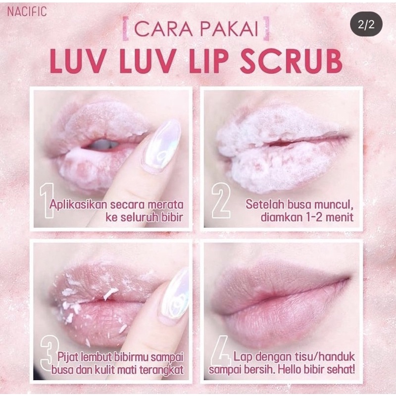 Tẩy Tế Bào Môi Sủi Bọt Nacific Luv Luv Lip Scrub | BigBuy360 - bigbuy360.vn