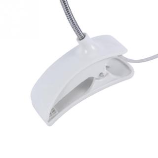 Globedealwin Đèn LED Kẹp bàn đọc sách USB