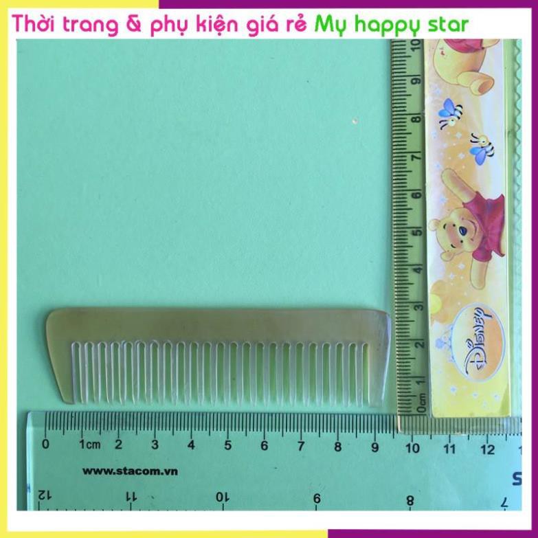 Lược chải tóc sừng bò châu Phi (L32 Thân thẳng mini)