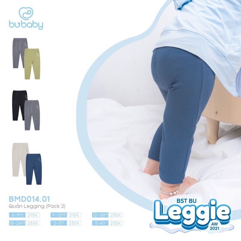 Set 2 quần legging Bubaby