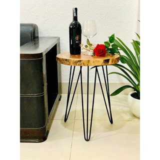 Chân sắt decor hairpin cao 50cm loại 3 thanh sắt| Chân Bàn Hairpin | Chân ghế gỗ nguyên tấm sắt phi 10