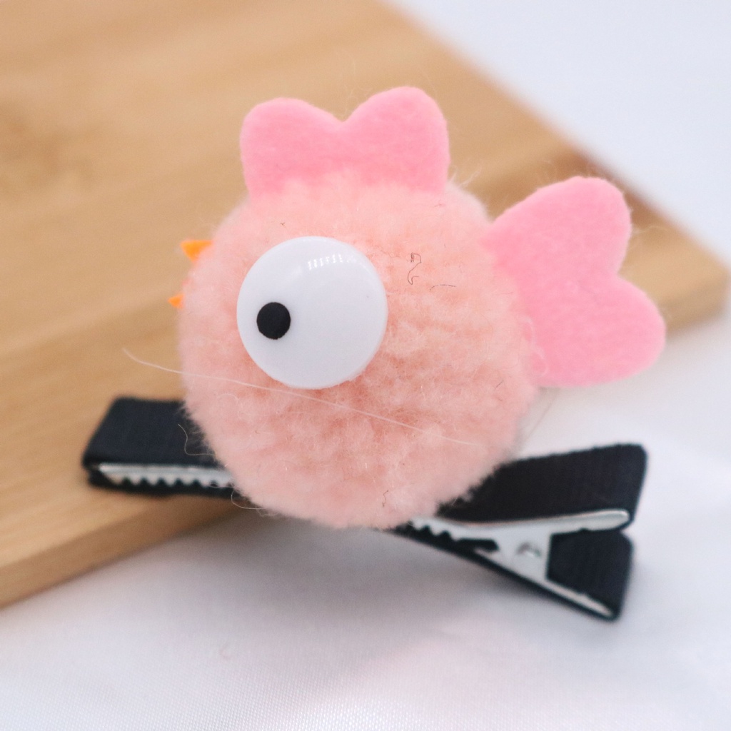 Kẹp Tóc Thỏ Bông Nhiều Màu Dễ Thương Cho Bé Gái