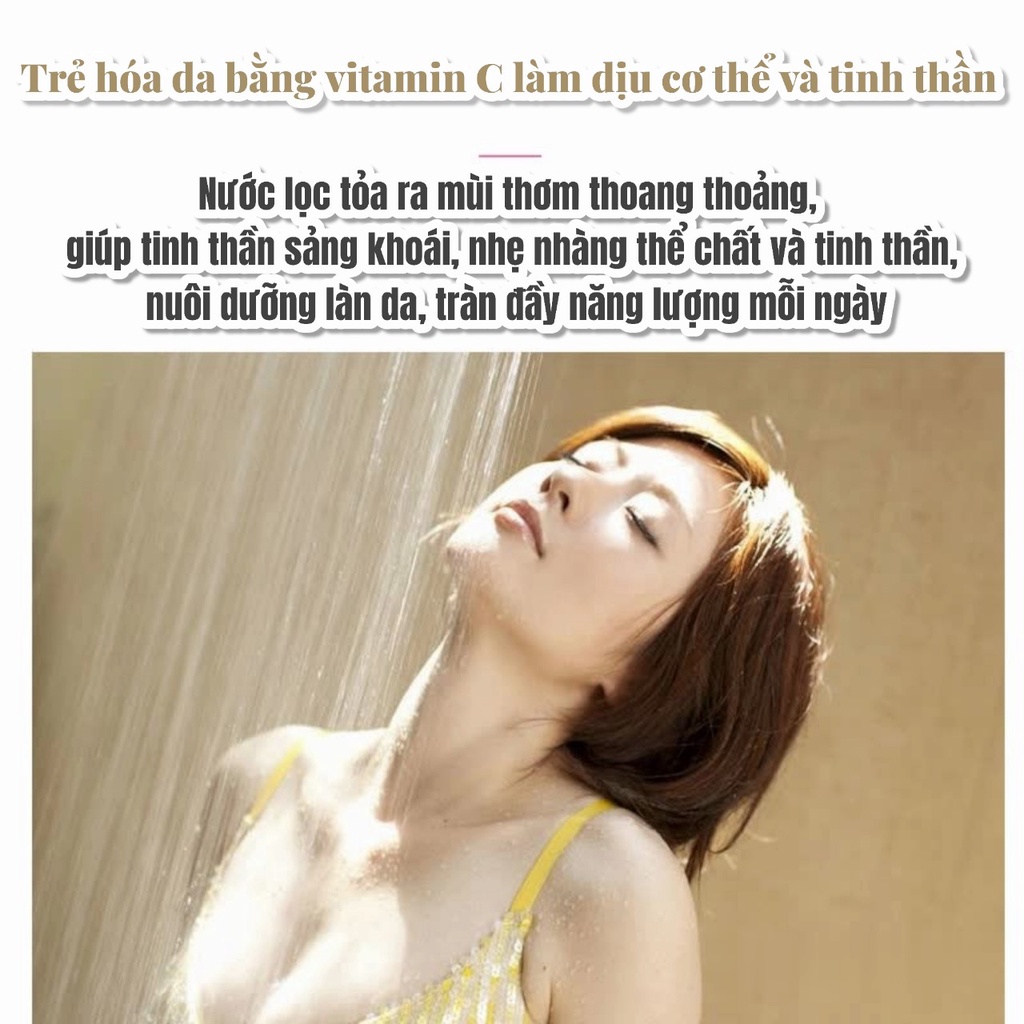 Lõi lọc nước vòi sen Vitamin C chăm sóc da / Lõi lọc nước có chứa vitamin loại bỏ Clo