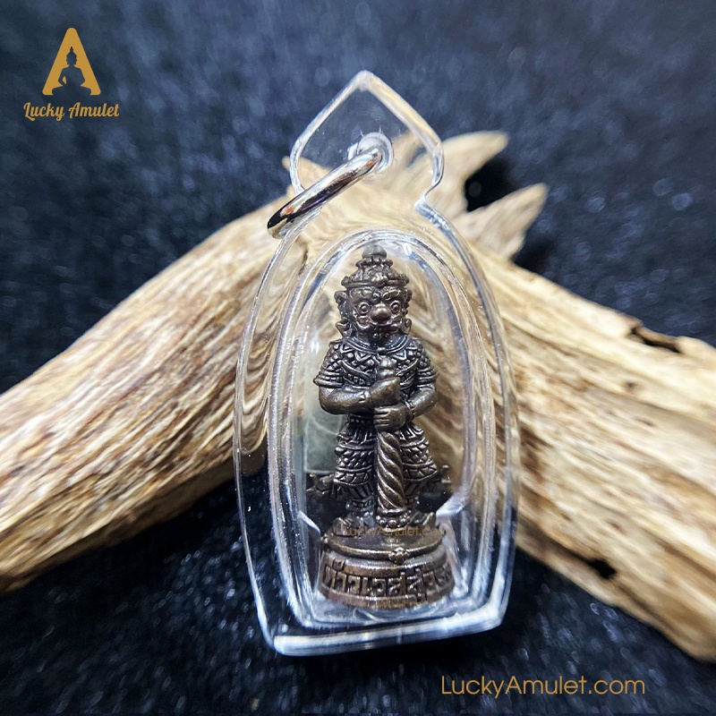 Lucky Amulet - Phật hộ mệnh - Amulet Thần Tao Wessuwwan - Cầu bình an và sự nghiệp - Tặng kèm hộp gỗ