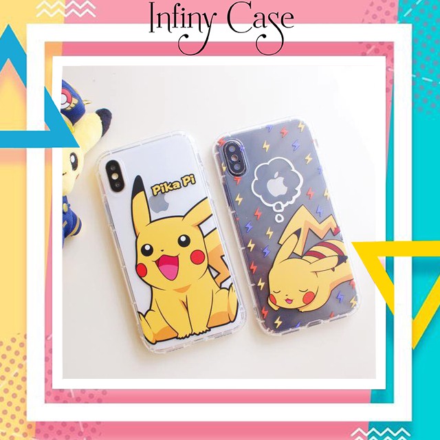 Ốp lưng iphone Pika Pi 5 5S 5SE 6 6S 6Plus 6S Plus 7 8 7Plus 8Plus X XS Max 11 11 Pro 11 ProMax XR - Infinity Case M796