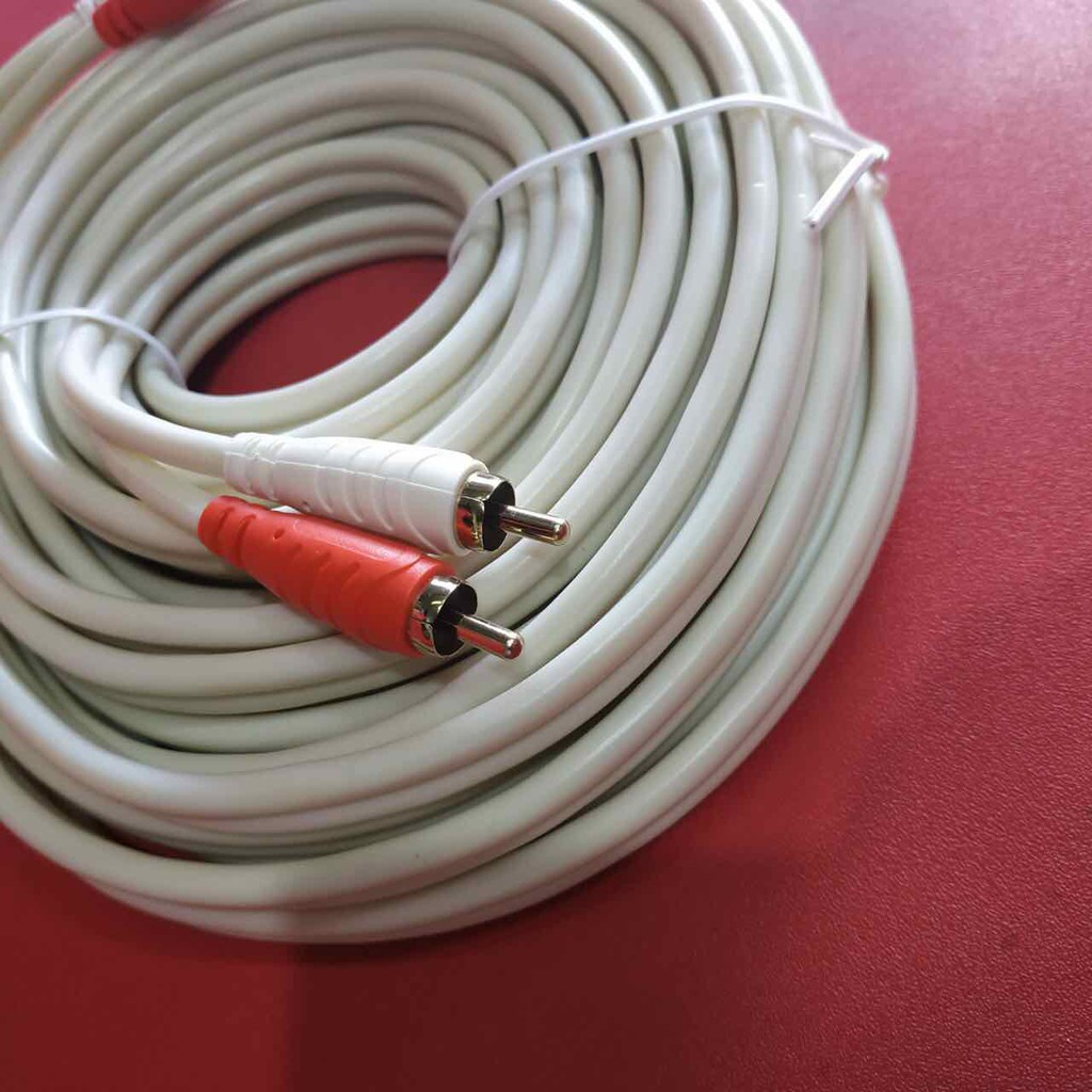 Dây AV Choseal 2RCA ra 2 RCA  dài 10m- Hàng chính hãng