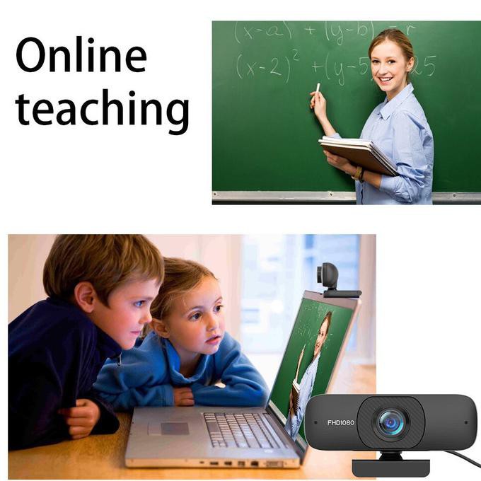 Webcam Giausa C60 full Hd 1080P, góc rộng, màu đen | BigBuy360 - bigbuy360.vn