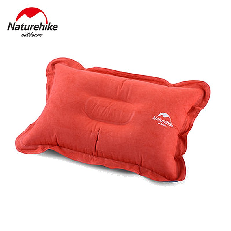 Gối Hơi Da Lộn Gọn Nhẹ dùng cho Văn phòng Du Lịch Cắm Trại Dã Ngoại NatureHike NH15A001-L