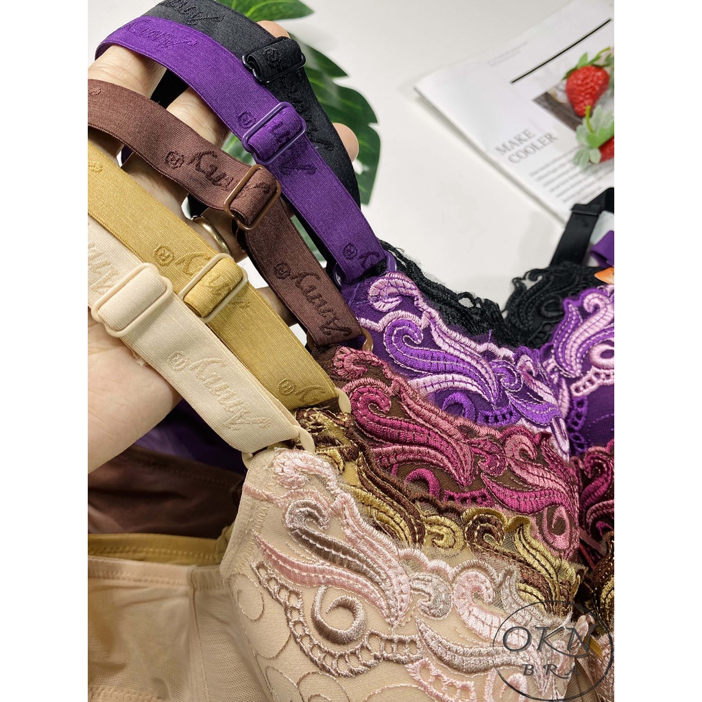 Áo ngực bản to BIGSIZE 0777 Anny - Cup C ôm hết quả siêu to không bị tràn bản to gọn lưng nhập Thái Lan