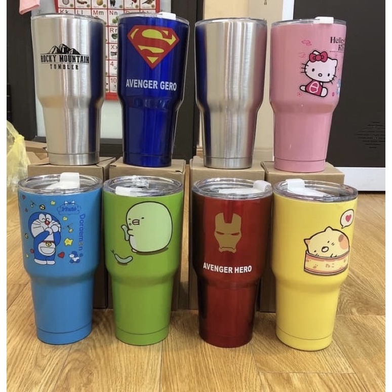 [🥤🥤🥤] Ly giữ nhiệt thái lan 900ml tặng kèm túi, ống hút và cọ rửa ly, khách chọn màu. Ly giữ nhiệt giá sỉ.