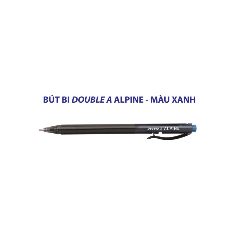 1 hộp 12 bút Double Alpine 0.7mm xanh.
