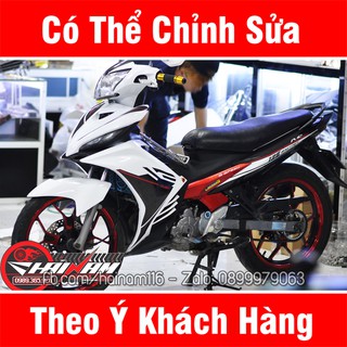 Tem Trùm Exciter 135 Trắng Đen