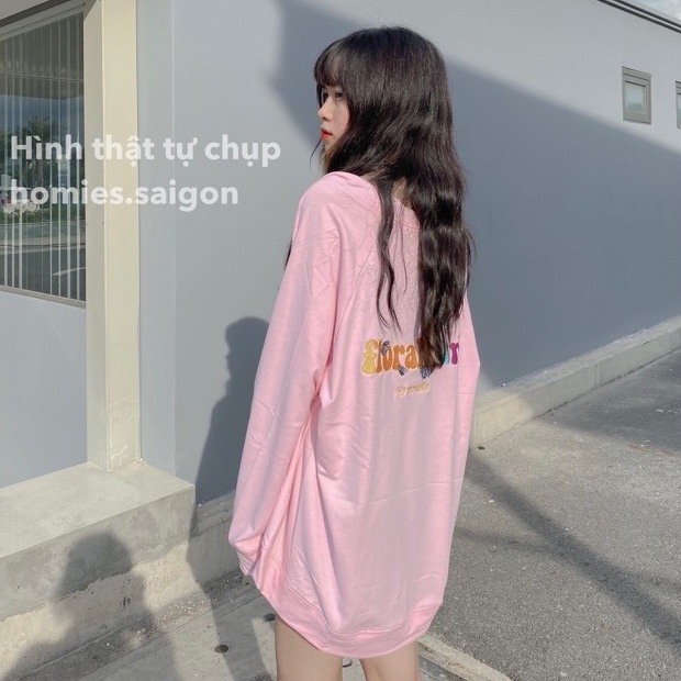 Áo khoác cardigan HOMIES in chữ Floral Fun