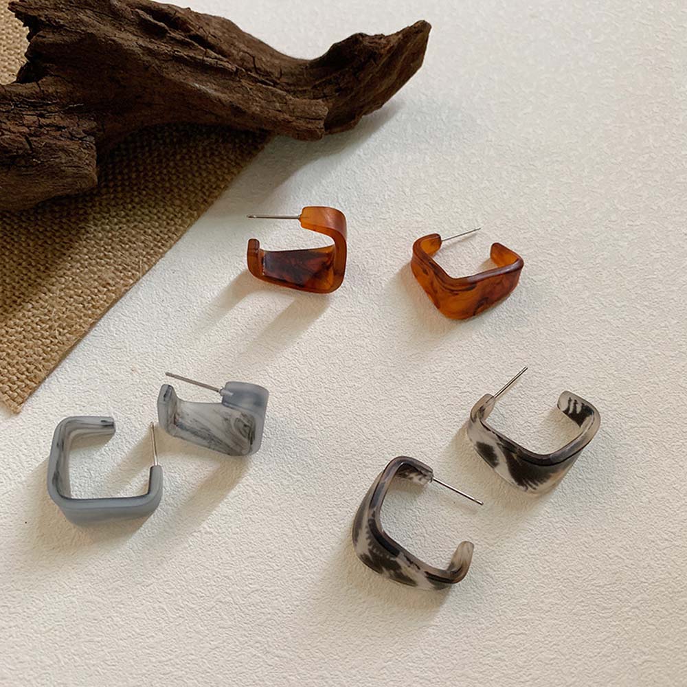 Khuyên tai  nữ hình học thời trang