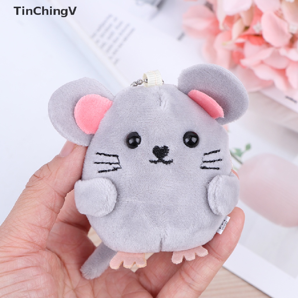 Móc Khóa Hình Chuột Nhồi Bông 8CM Dành Cho Năm Mới