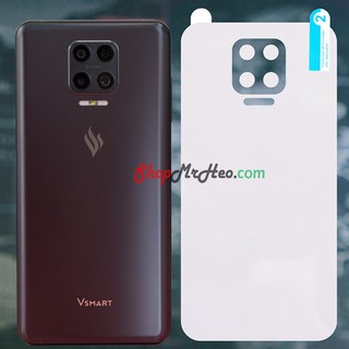 Dán dẻo ppf full mặt sau lưng vsmart aris - trong và nhám