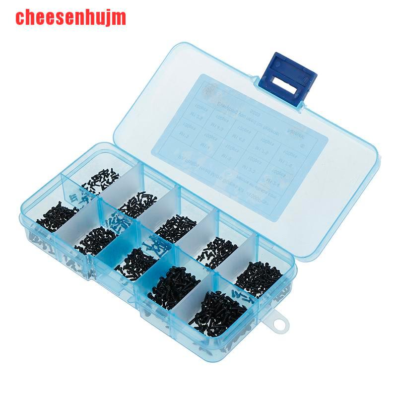 Set 1000 Vít Đầu Tròn micro M1 M1.2 M1.4 M1.7